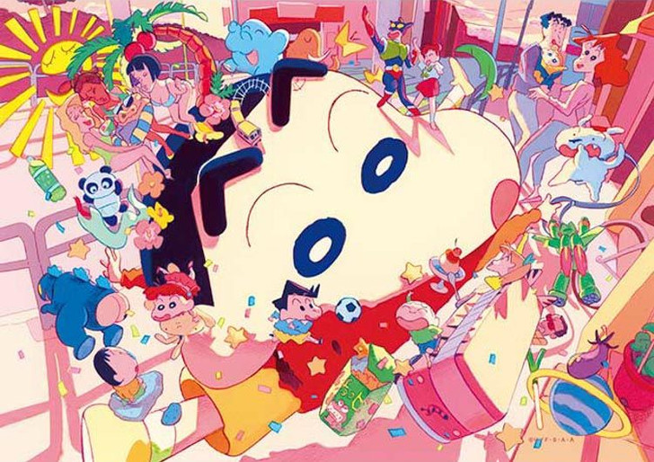 Crayon Shin-chan Anniversary Art anime puzzle