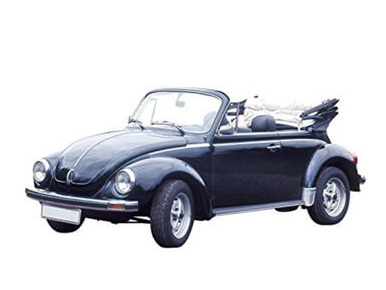 Diecast Model Black VW Bug
