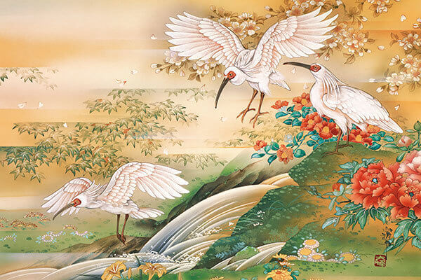 A Crested Ibis jigsaw puzzle