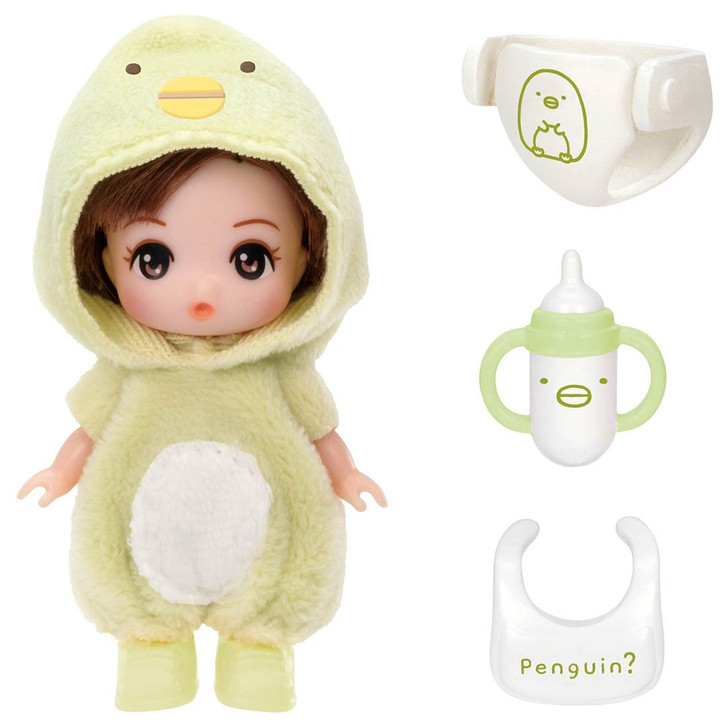 Japanese toys for toddlers: a doll dressed like a penguin