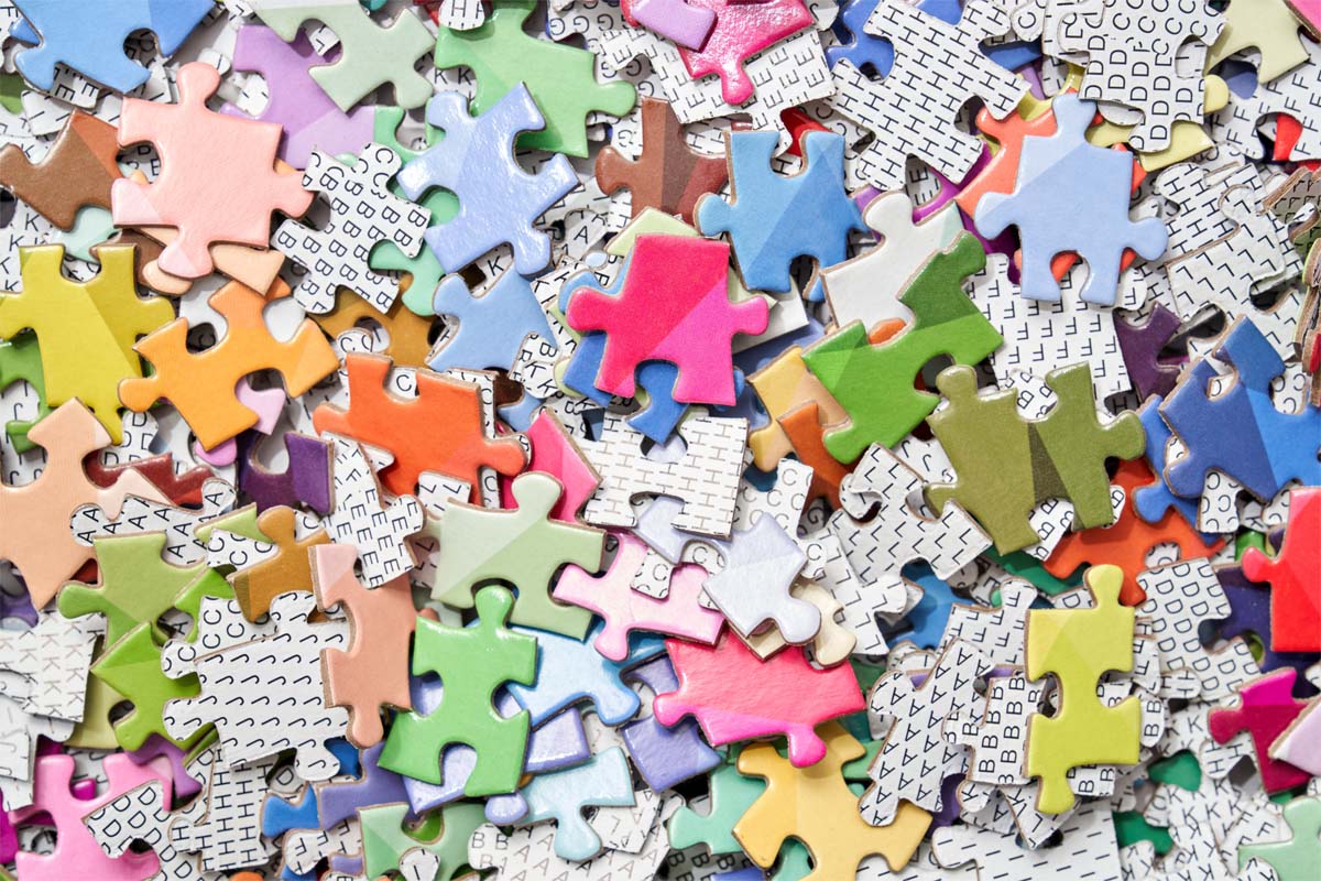 colorful jigsaw puzzle pieces gift for kids