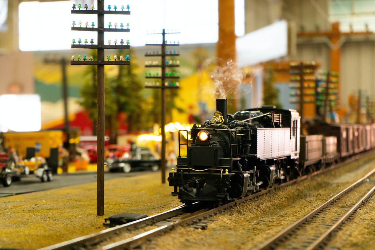 model train set for Christmas