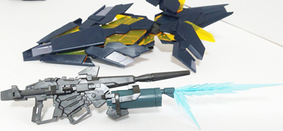A Gundam Unicorn Banshee Norn model 