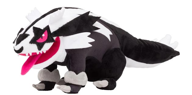 A Galarian Linoone new Pokemon plush doll