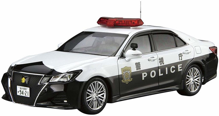 Police car model car kit. 