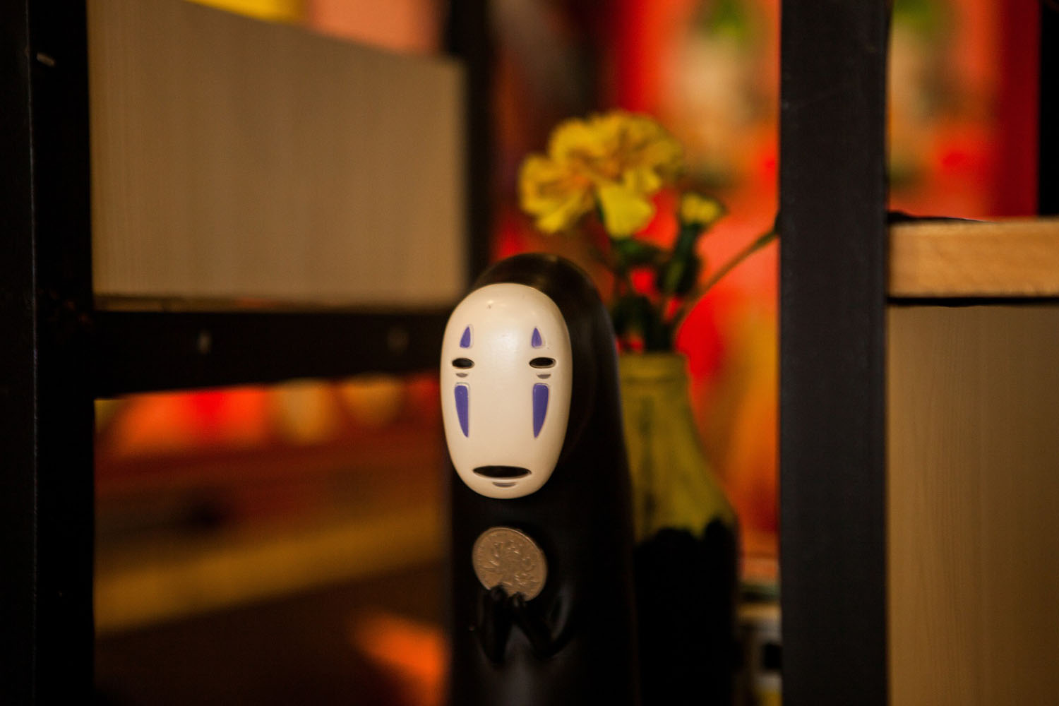 A Studio Ghibli Spirited Away No-Face ornament