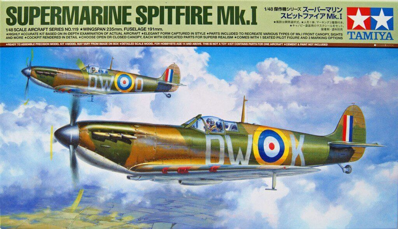 Tamiya Supermarine Spitfire model kit