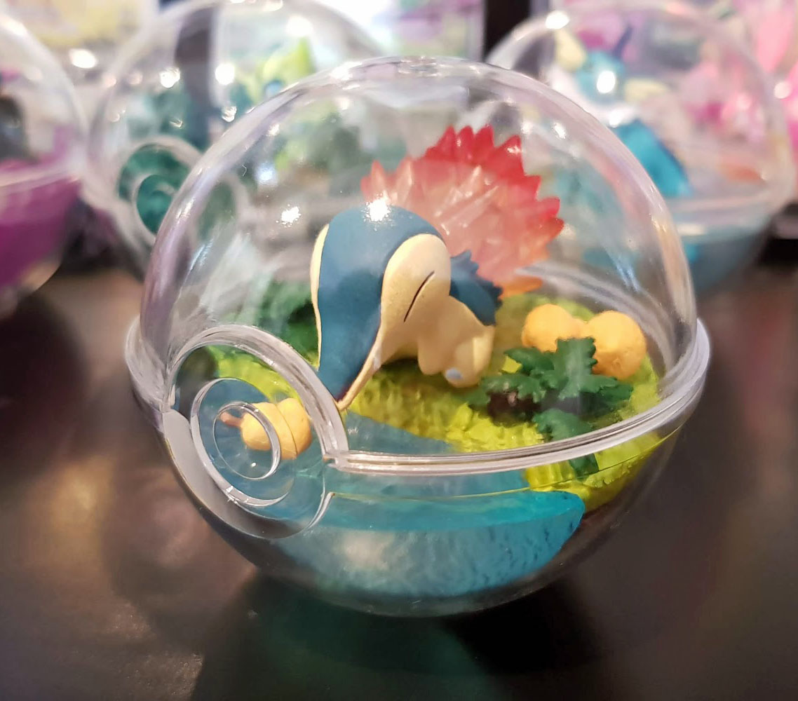 A Pokéball from the Pokémon Terrarium Collection 3 